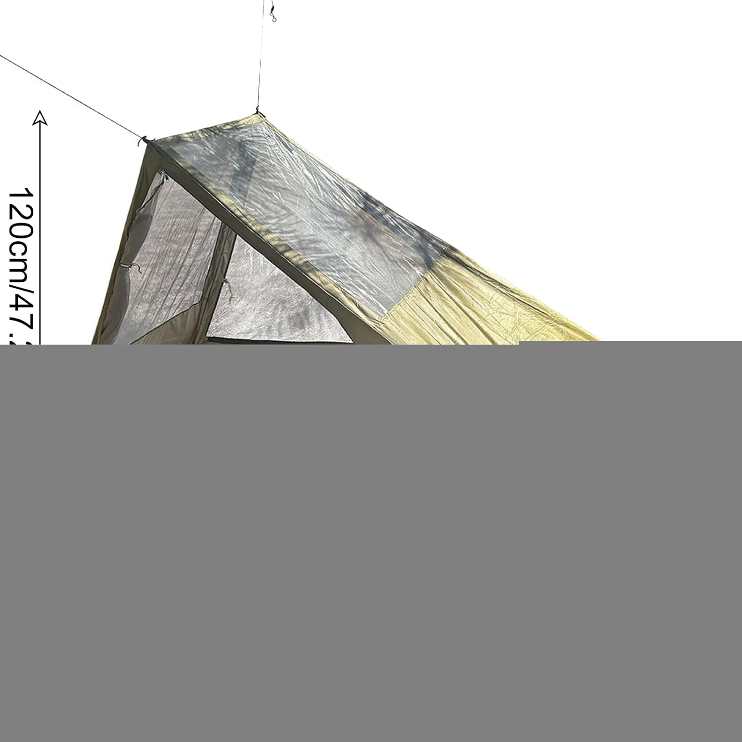 Tienda para 1 Toldo Refugio De Malla Ventilada | Tiendas de campaña para 1 Accesorios De Supervivencia Para Senderismo Playa Picnic Camping Y Aire Libre - Imagen 3