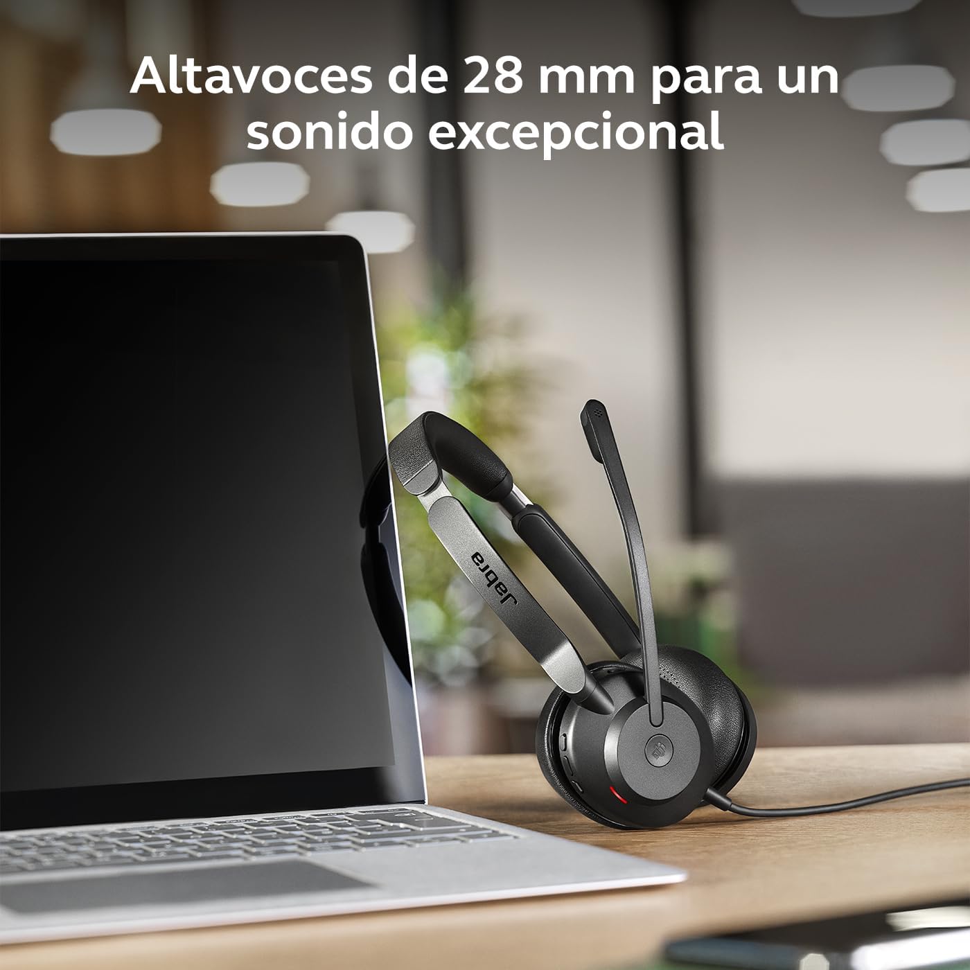 Jabra Evolve2 30 SE - USB-A/USB-C - UC Certified Dual Wired Headphones - Imagen 6