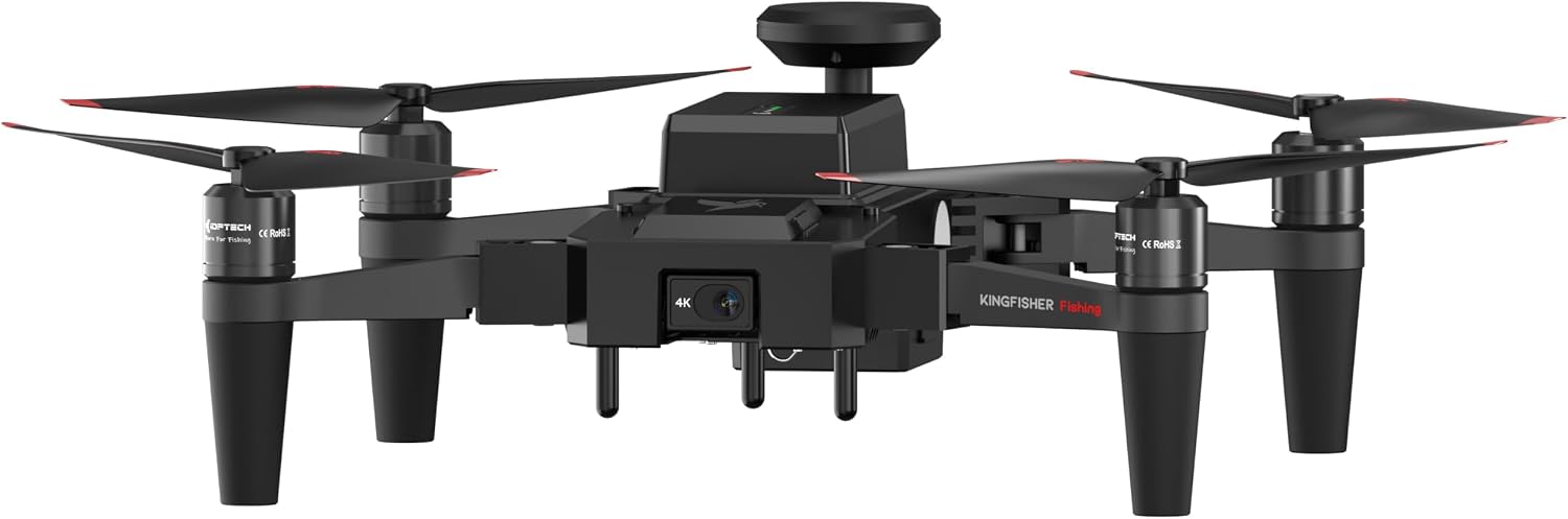 Waterproof Fishing Drone with Bait Release RC Toys Mini Foldable Drone with 4K Camera for Sea