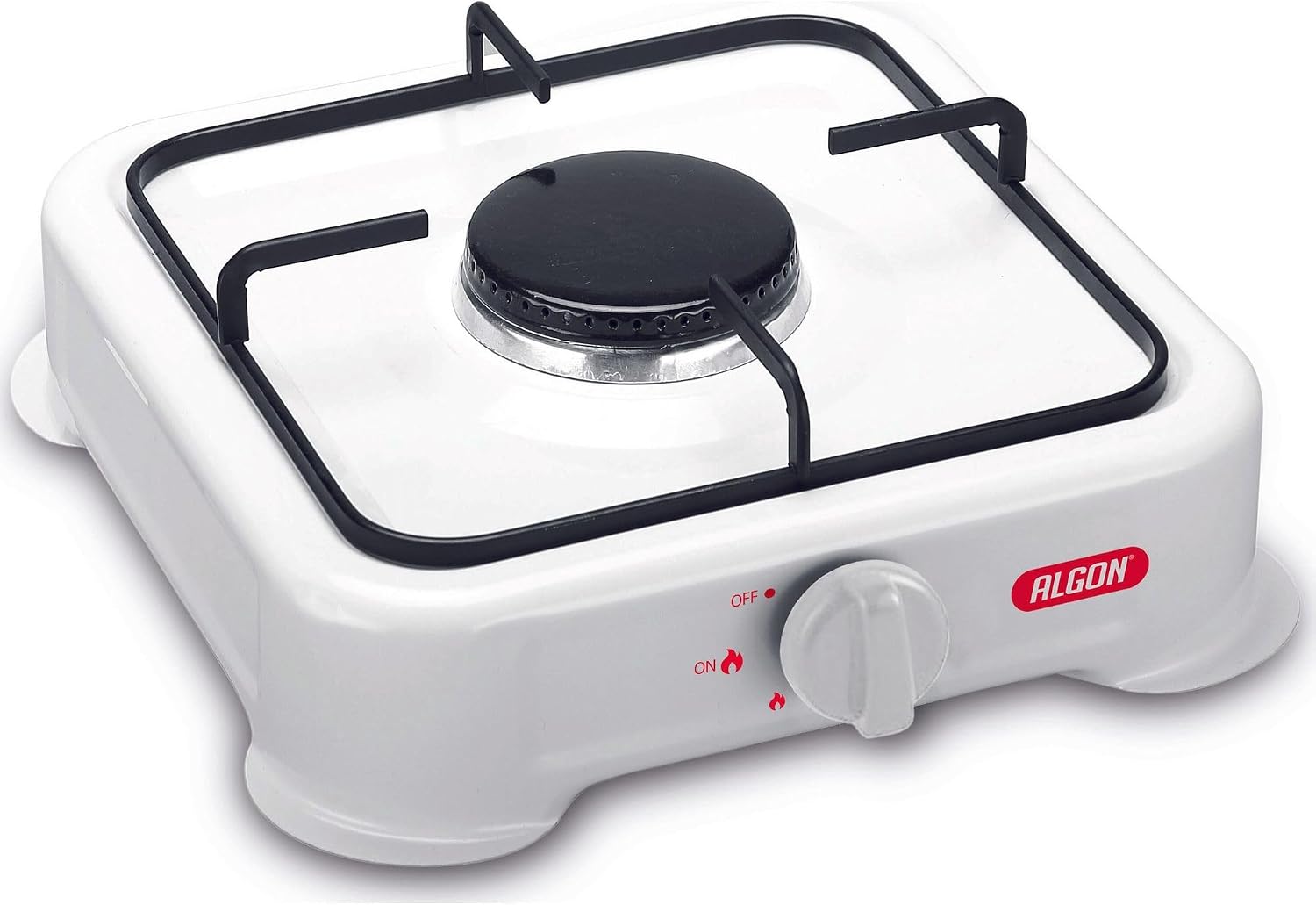 ALGON | Gas Stove 1 Fire with Lid – Portable Gas Stove for Camping, Emergencies and Home
