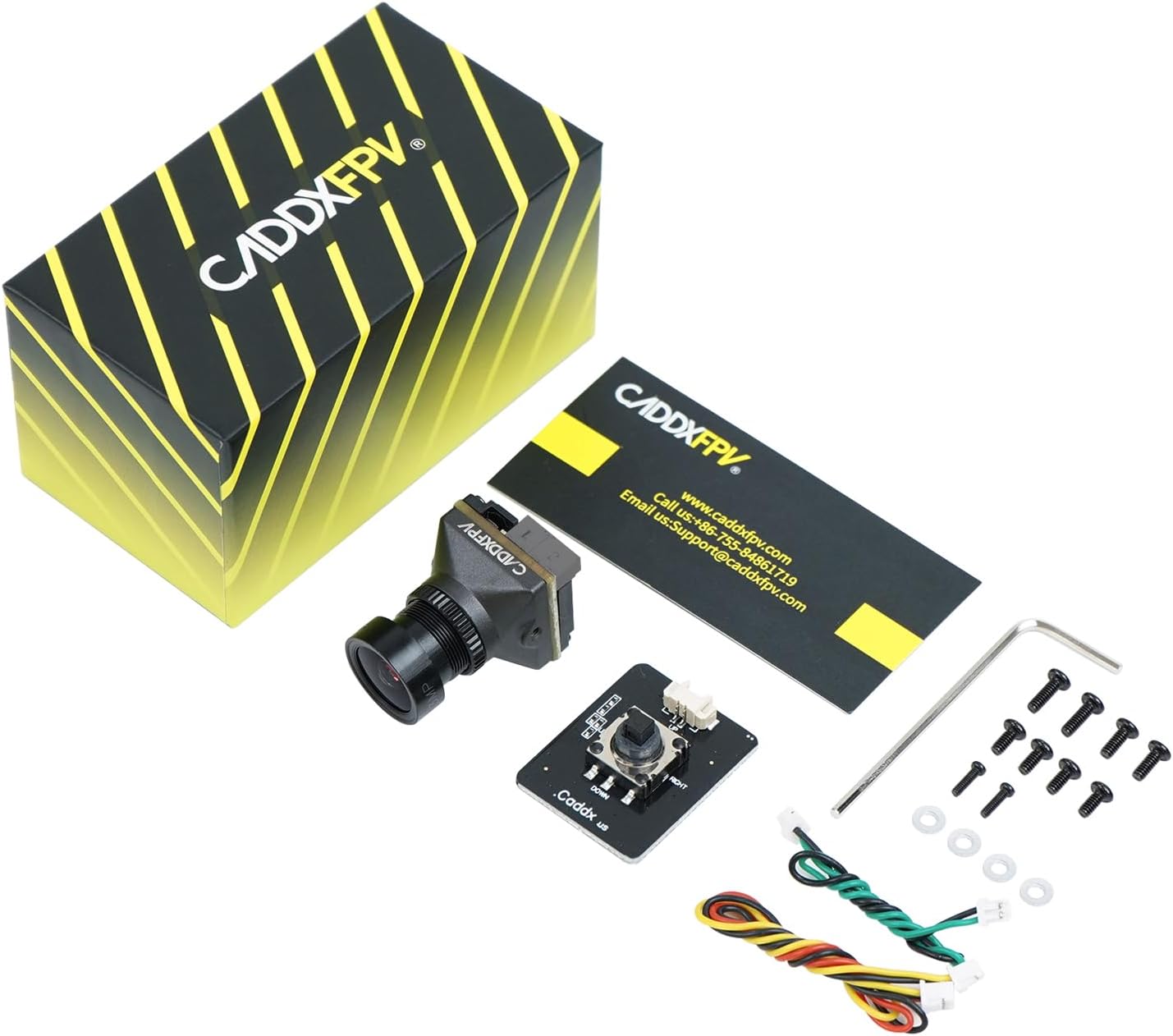CADDXFPV Walksnail Ratel Pro Micro FPV Camera, 1/1.8" Sensor, 1500TVL WDR, NTSC/PAL and 16:9/4:3 Switchable, OSD Menu, 2.8mm Lens, 125° FOV, Low Light Analog Camera for Drones - Imagen 7