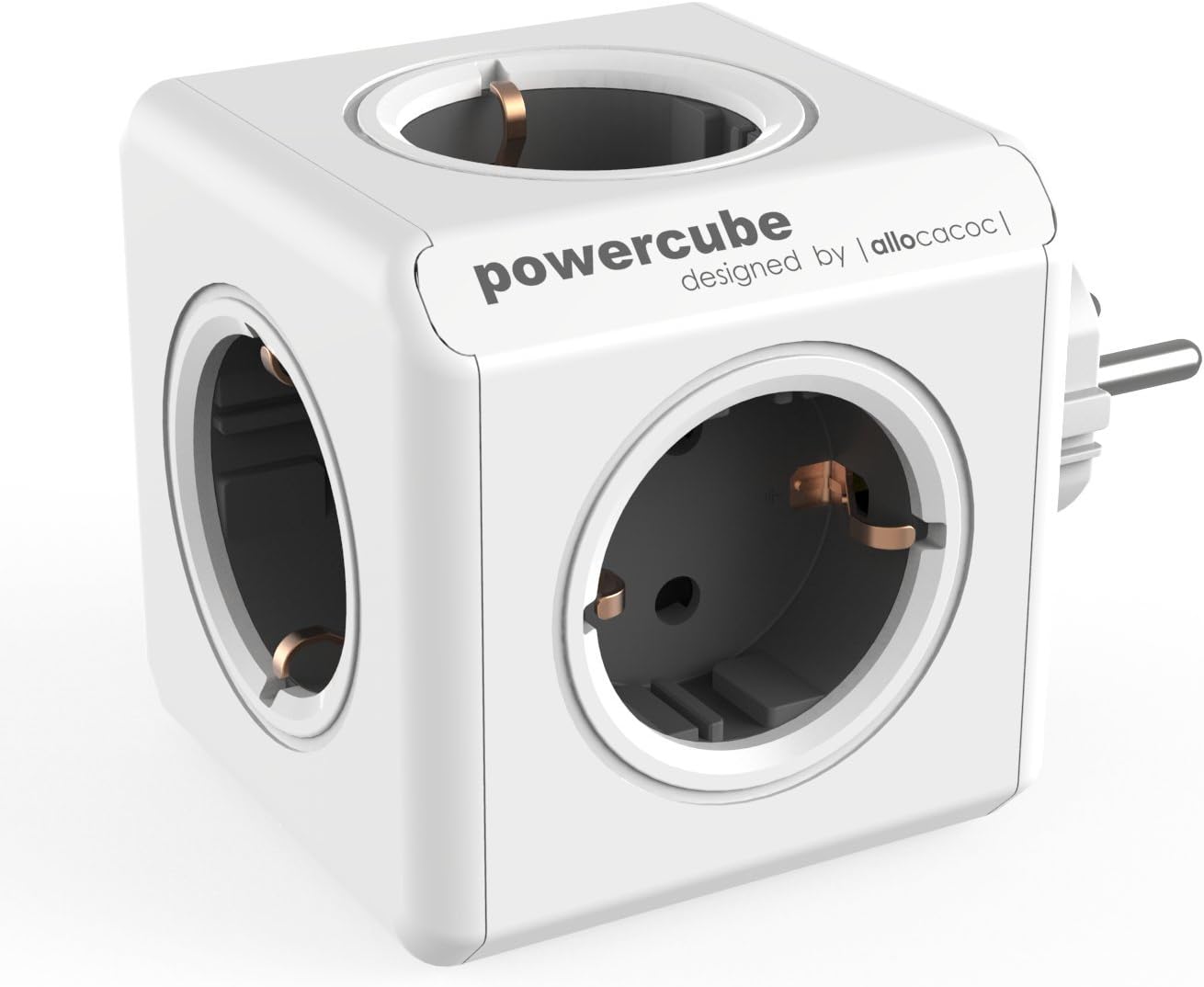 Allocacoc 1100GY/DEORPC - PowerCube (Original) 5 Outputs Dark Grey
