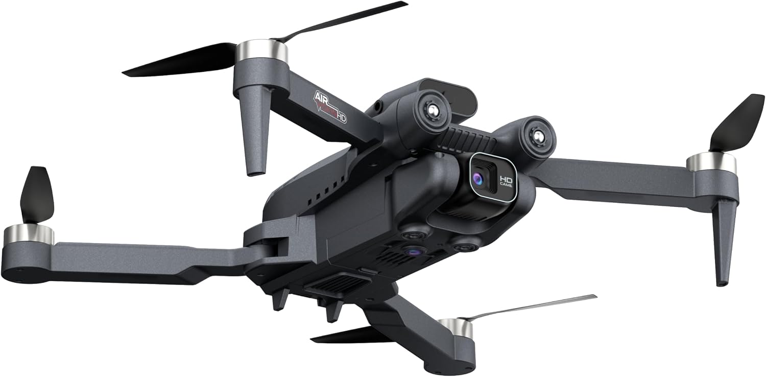 Flybotic Air Vision HD Drone – Foldable WiFi Drone with HD Camera – Automatic Take-off and Landing – Stationary Flight – 2.4 GHz Technology – 2 Rechargeable Batteries – 14 Years Old - Imagen 3
