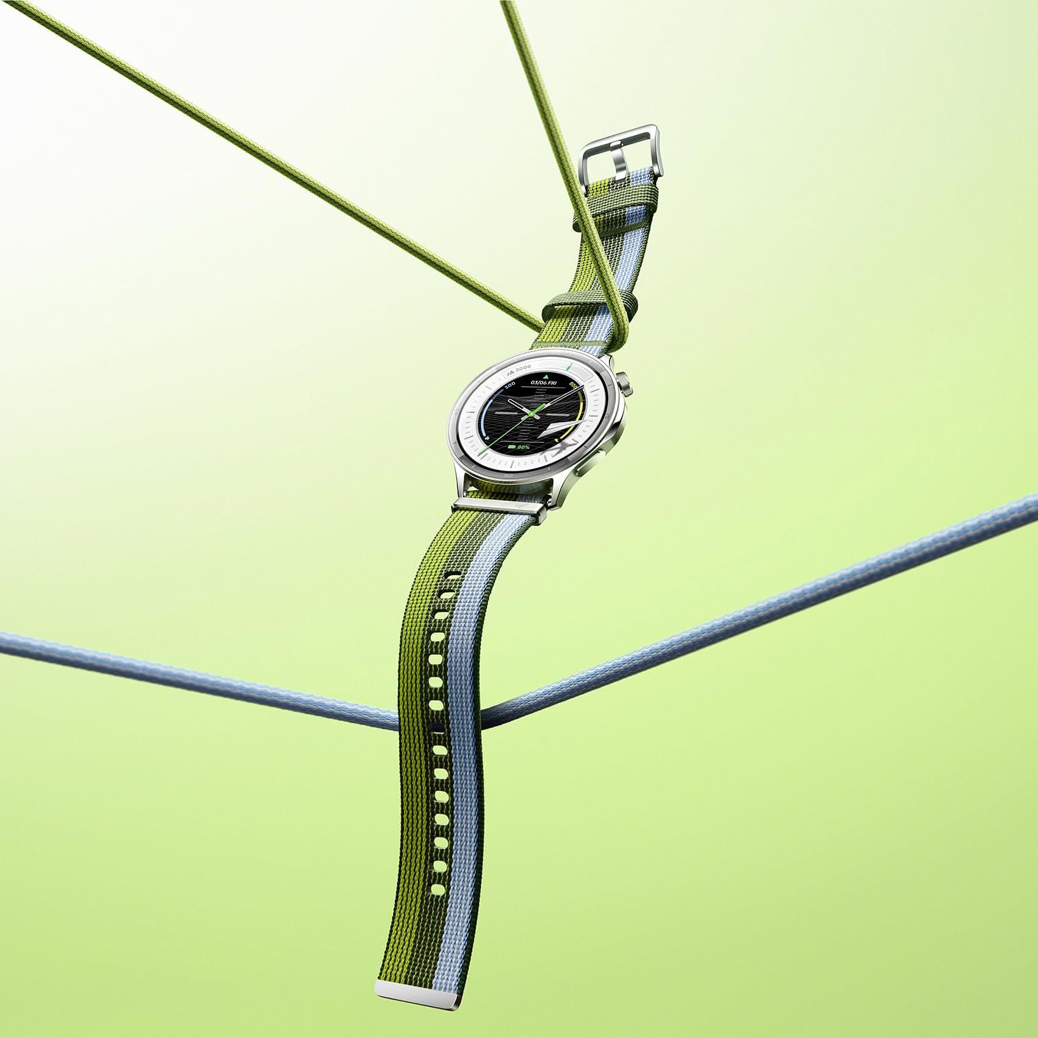 OPPO Watch S Smartwatch – AMOLED 1.5 Inch Screen, Up to 10 Days Battery, ECG, SpO2, Over 100 Sports Modes, IP68 Resistance, Compatible with Android and iOS - Silver - Imagen 6