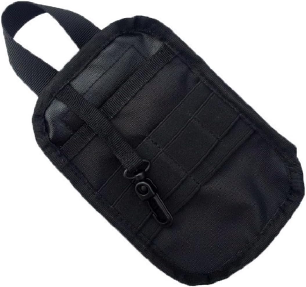 Bolsa de Emergencia para Primeros Auxilios con Compartimento de Almacenamiento para Viaje Camping y Actividades al Aire Negro - Imagen 4