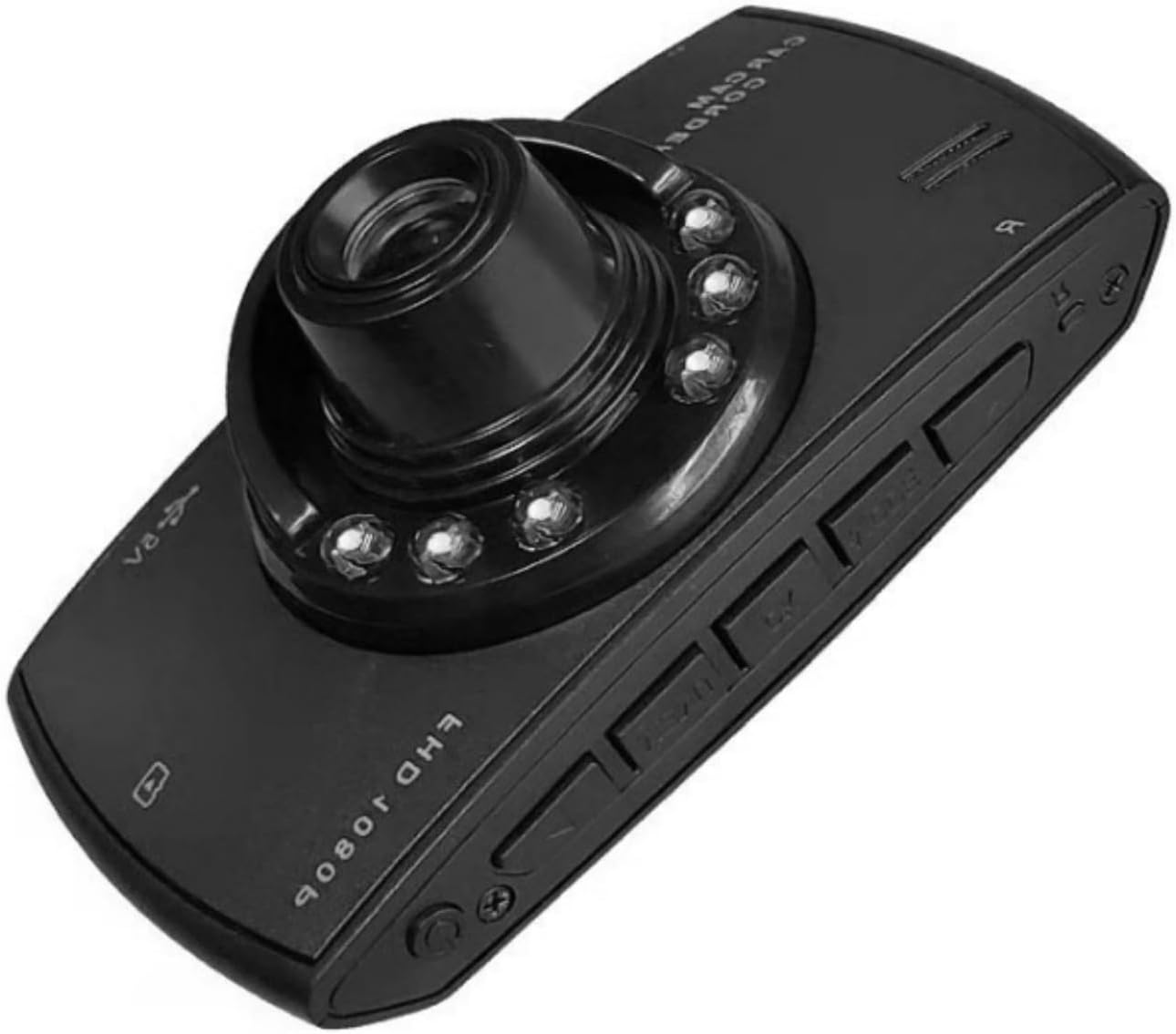 360 Degree Rotatable 1080P Dash Cam with Infrared Night Vision and Safe Suction Mounted Camera