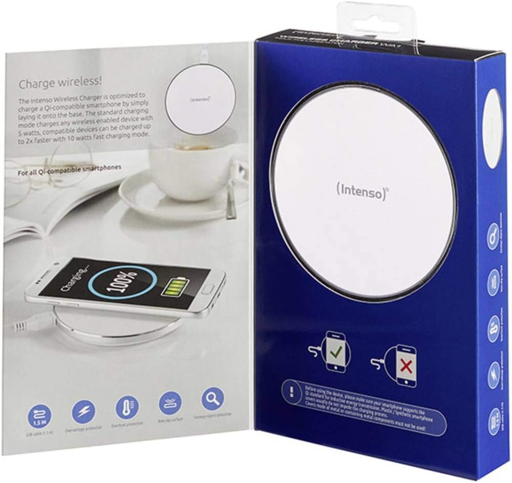 Intenso 7410512 – Wireless Charger, White - Imagen 4
