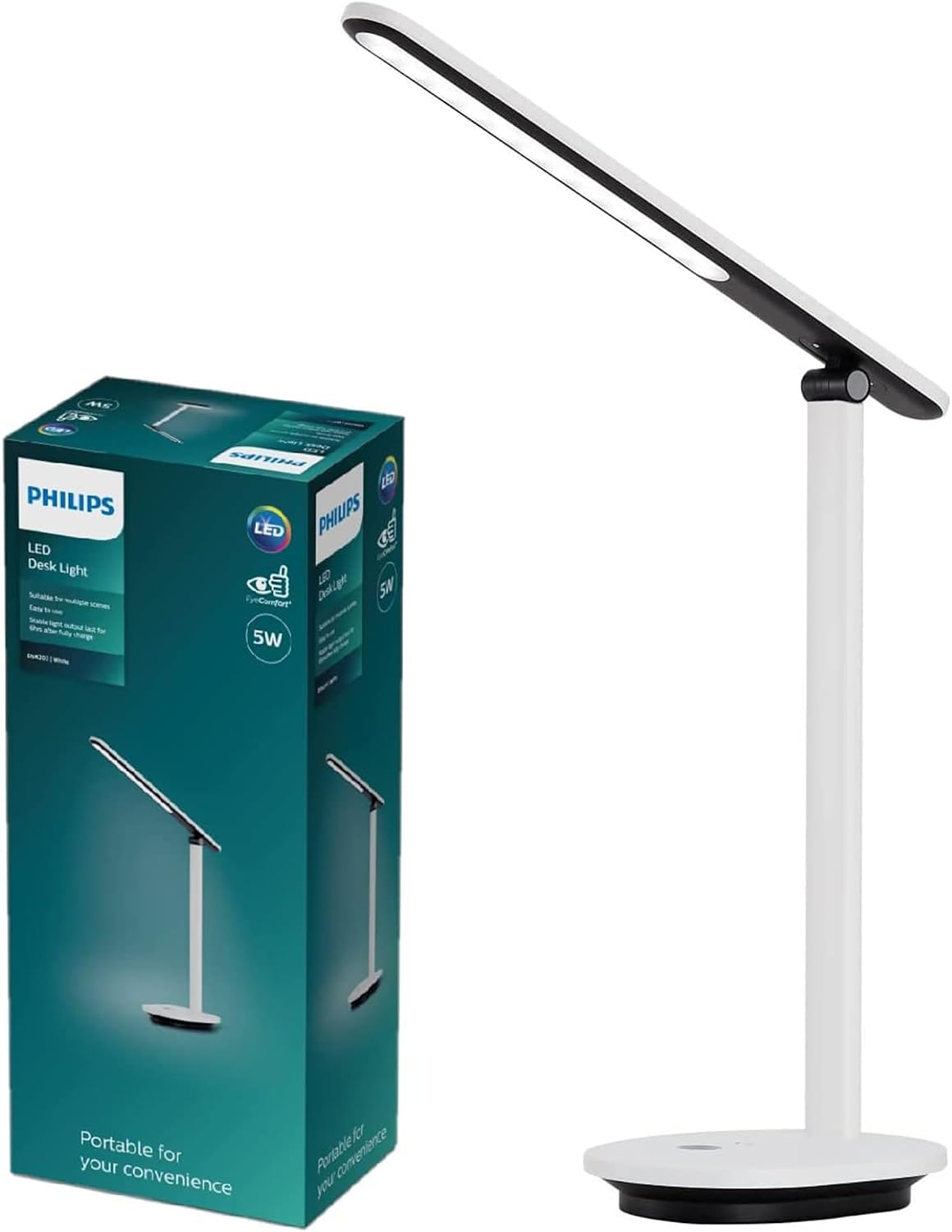 PHILIPS Lighting 8719514420410 Flexo Lamp, White