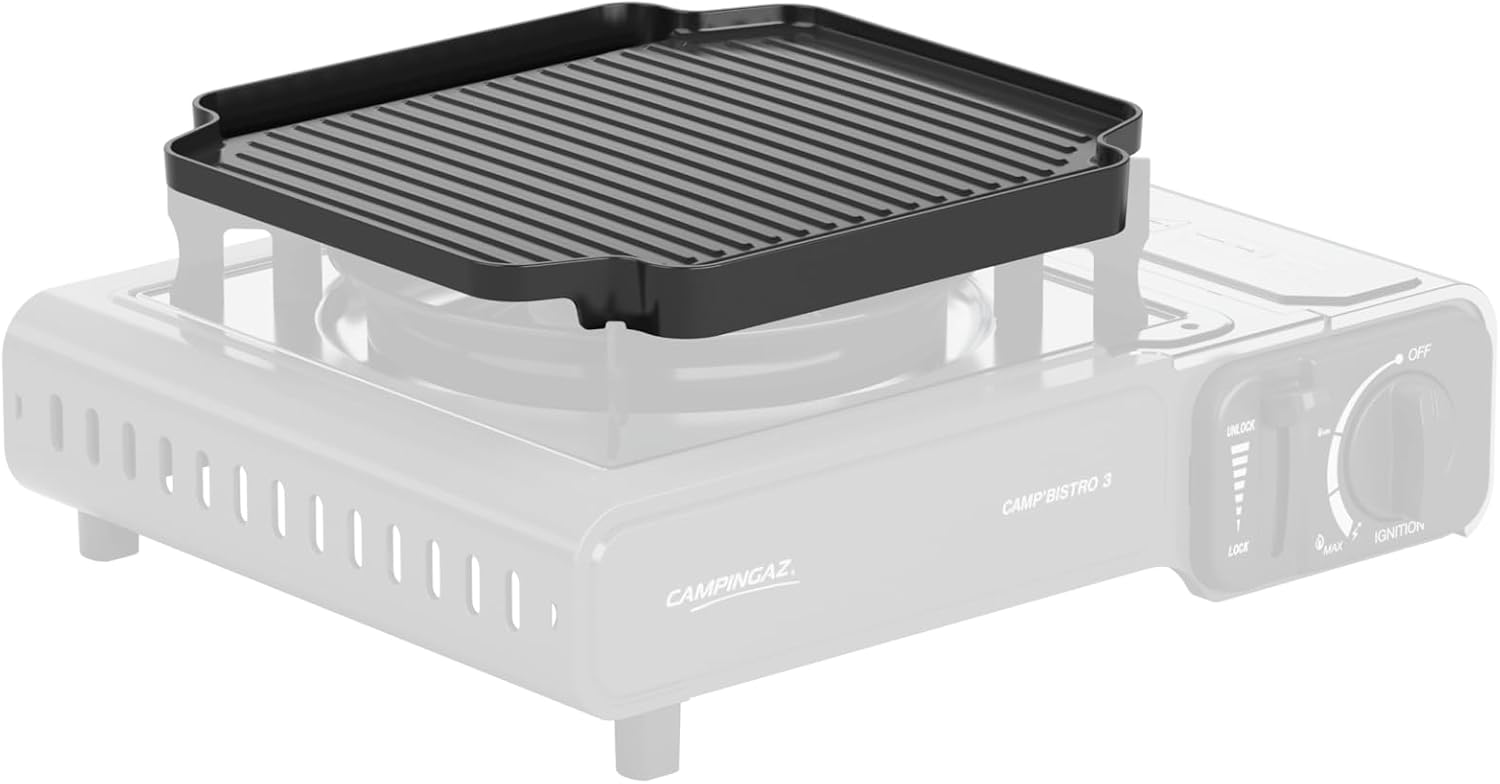 Campingaz Camp Bistro Camping Grill Accessory | Removable Grill for Camp Bistro 3 and Camp Bistro DLX 1 Burner Camping Stoves | Easy to Clean | Non-Stick Surface - Imagen 4