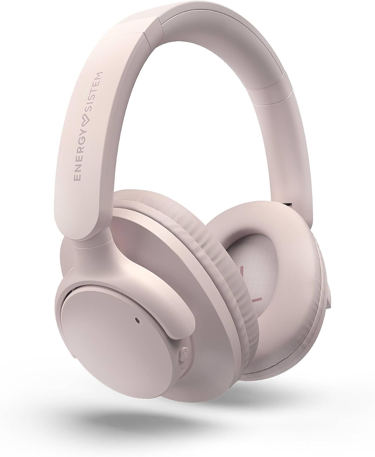 Energy Sistem RadioBeat Wireless Bluetooth Headphones Premium Lightweight 5.4 20H Autonomy FM Radio MicroSD MP3 Player up to 128GB Multipoint Foldable Design Voice Assistant Headphones Pink