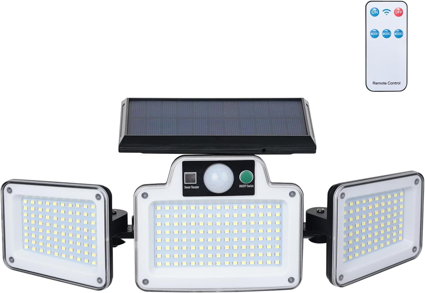 GRIFEMA Solar Outdoor Sensor Light, 280 LED