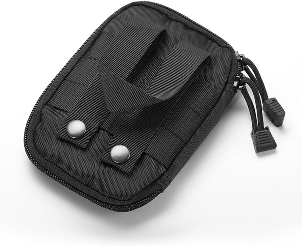Bolsa de Emergencia para Primeros Auxilios con Compartimento de Almacenamiento para Viaje Camping y Actividades al Aire Negro - Imagen 5