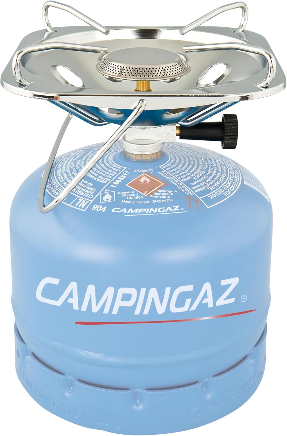 Campingaz Gas Stove Super Sand R, Portable Cooker, 1 Fire, Works with Campingaz R904/907, 3000 W