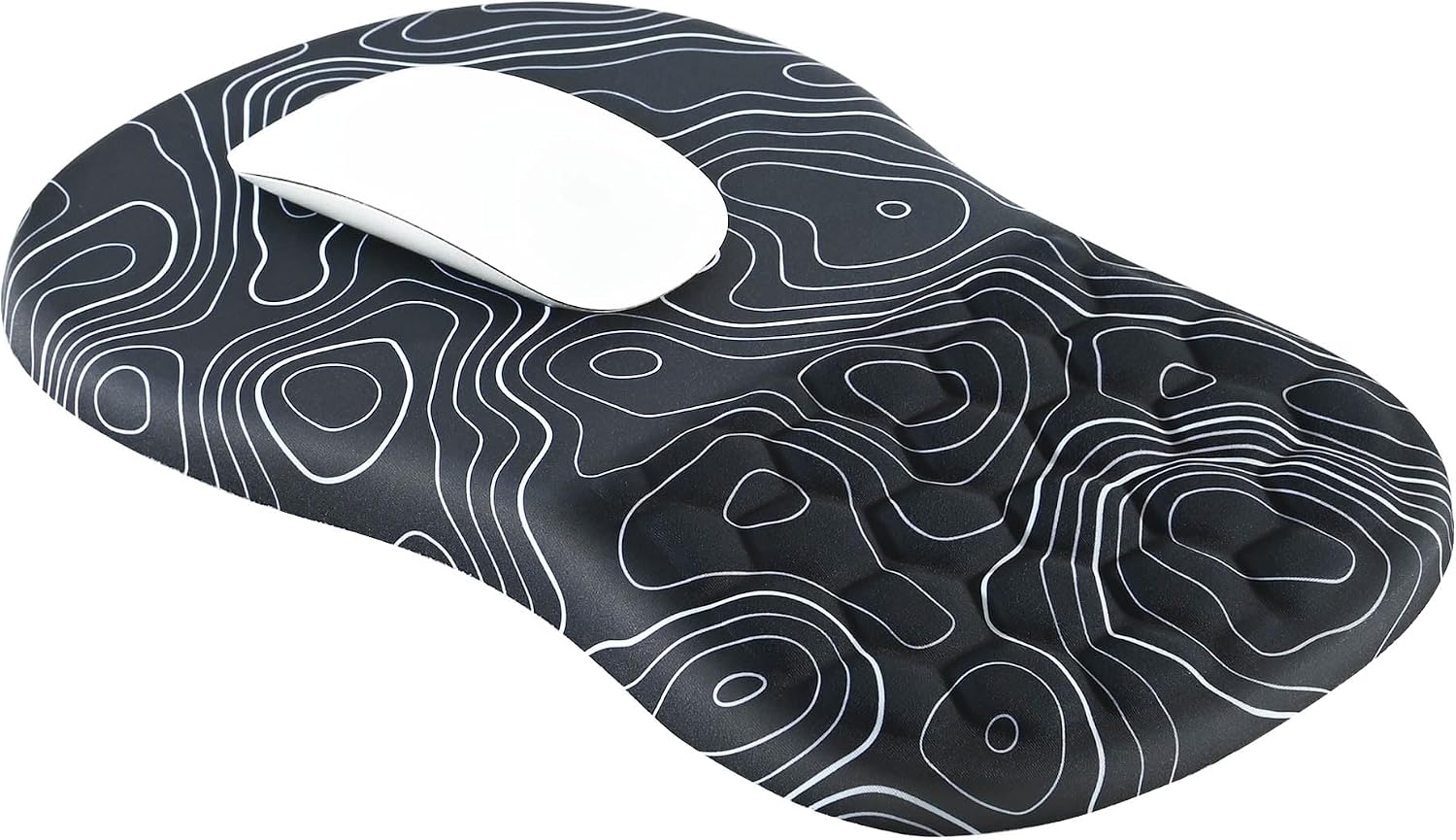 EooCoo Mouse Pad, Ergonomic Massage Mouse Pad, Topographic Map
