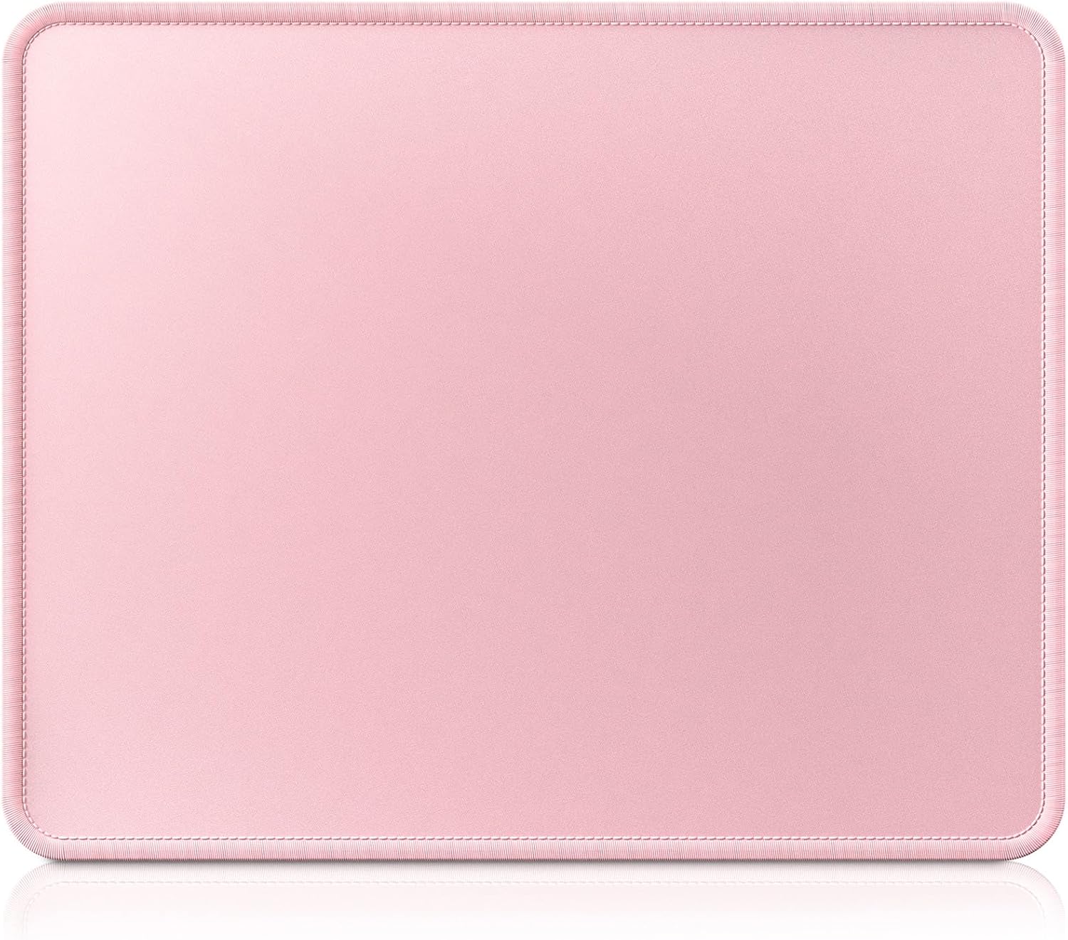 cimetech - 3mm Textured Computer Mouse Pad, Non-Slip Rubber Base, Small Portable Mousepad for Office and Gaming, Pink