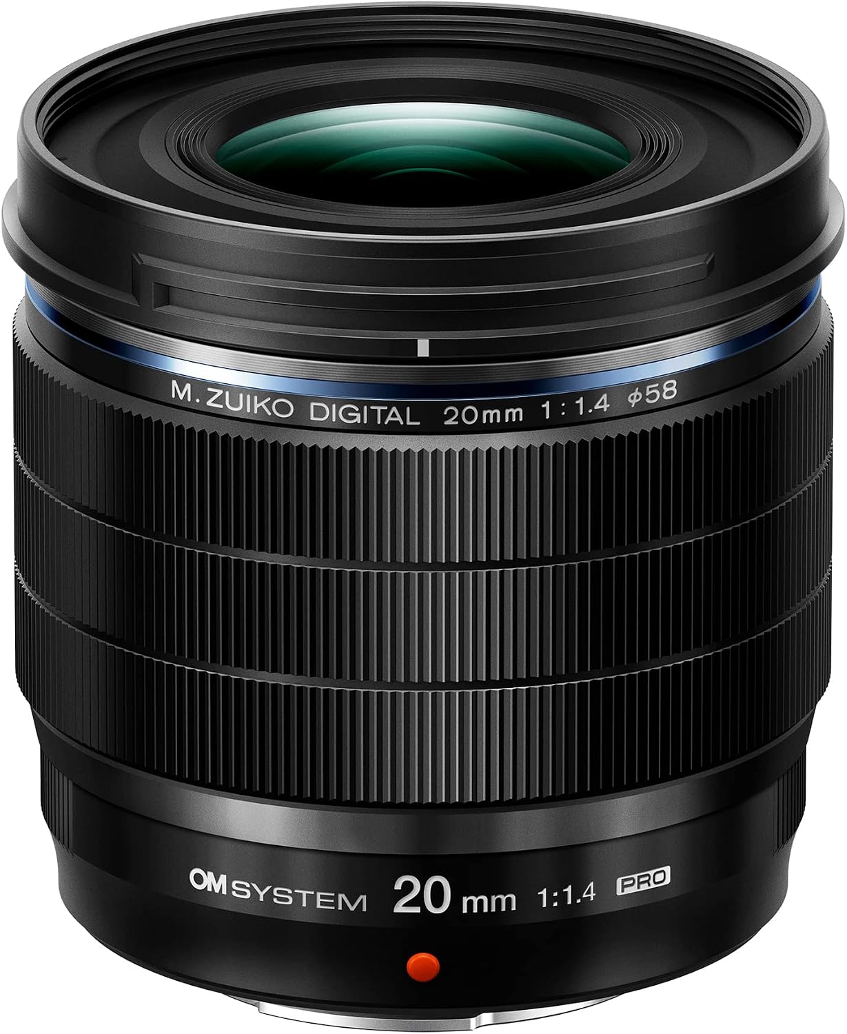 OM SYSTEM M.ZUIKO Digital ED 20mm F1.4 Pro MFT Lens for Olympus | Standard luminous lens with f/1.4 aperture, soft bokeh and compact dust-sealed design for Panasonic G-Series