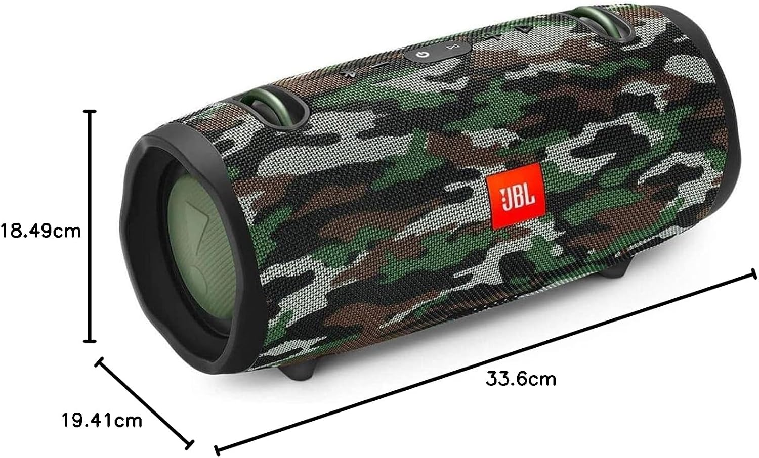 JBL DevaCurl 1 Xtreme 2 Waterproof Portable Wireless Bluetooth Speaker, Camouflage Design, 18/8 Stainless Steel - Imagen 6