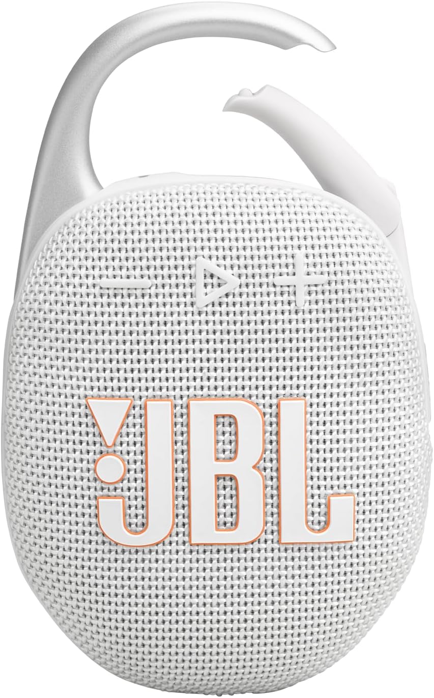 JBL Clip 5 Ultra Portable Bluetooth Speaker Bundle with gSport Case (White) - Imagen 3