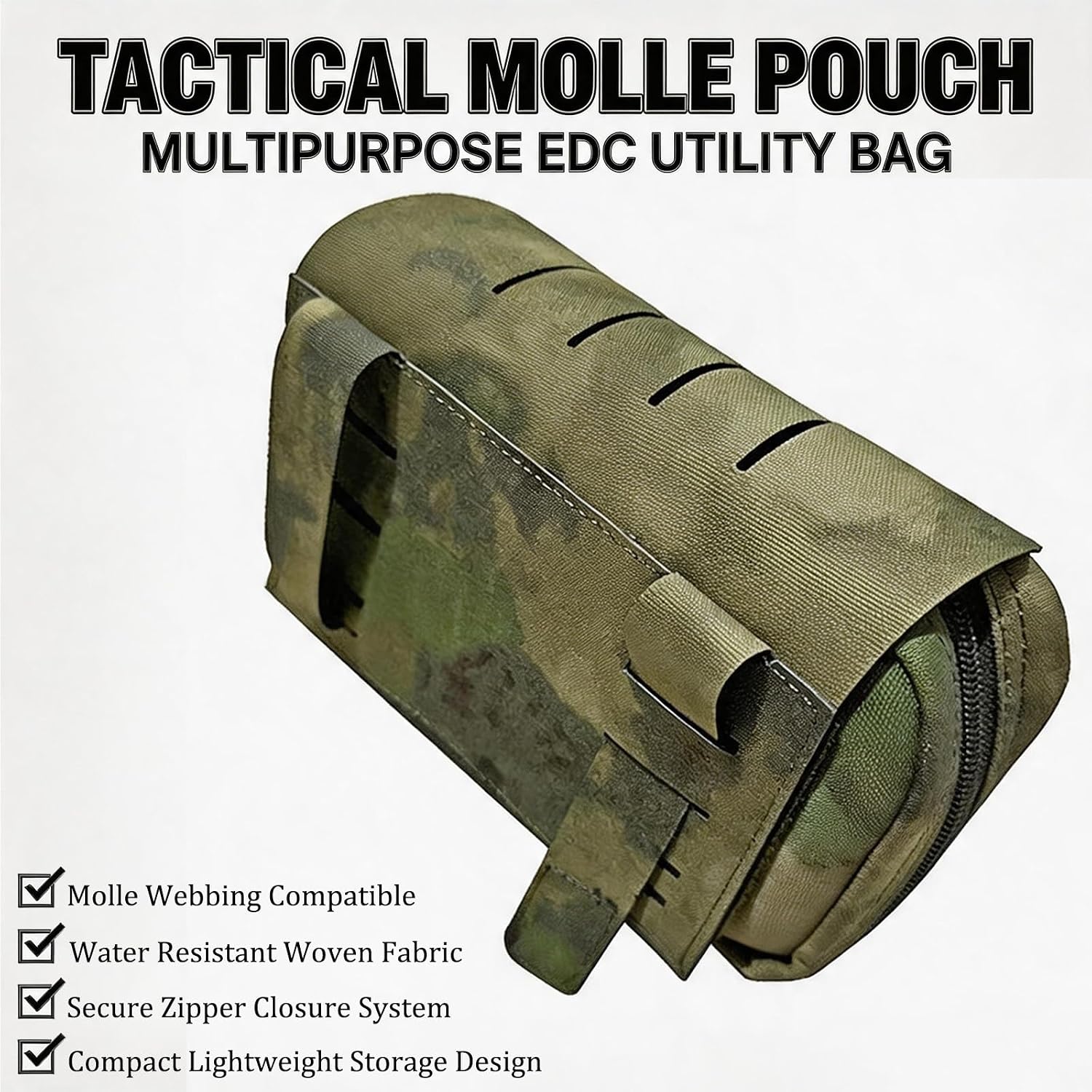 Bolsa IFAK Molle de Extracción Rápida, Bolsa Médica Táctica Compacta | Liberación Rápida con Identificación Inmediata Roja para Supervivencia de Emergencia, Accesorios EMT para Acampada - Imagen 6