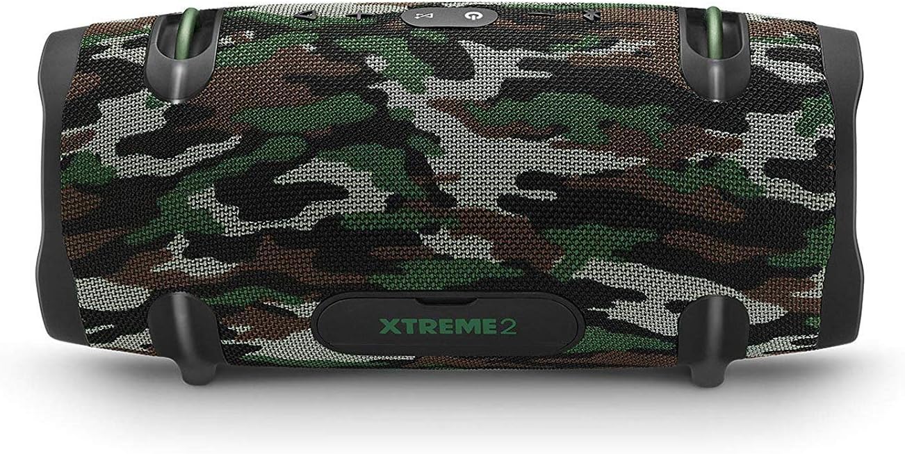 JBL DevaCurl 1 Xtreme 2 Waterproof Portable Wireless Bluetooth Speaker, Camouflage Design, 18/8 Stainless Steel - Imagen 2