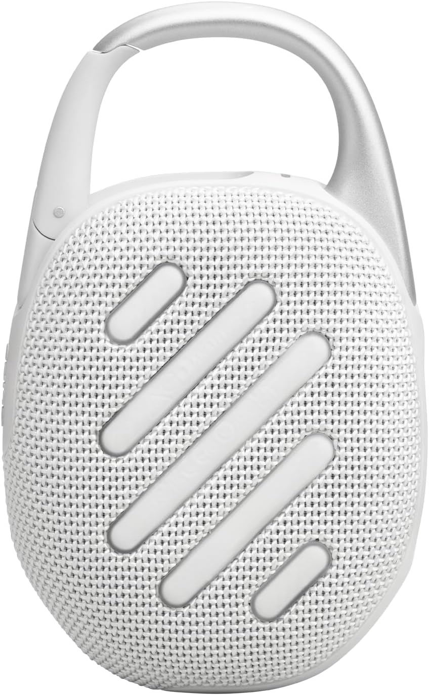 JBL Clip 5 Ultra Portable Bluetooth Speaker Bundle with gSport Case (White) - Imagen 4