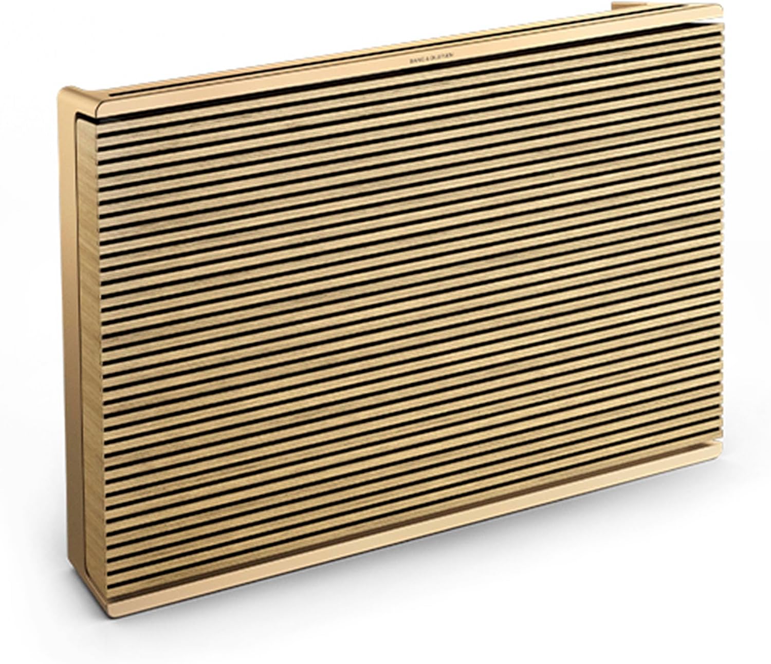 Bang & Olufsen Beosound Level Portable Wireless Speaker - Gold Tone | WiFi and Bluetooth, Splash and dust resistant, Up to 16h battery, Eco-responsible