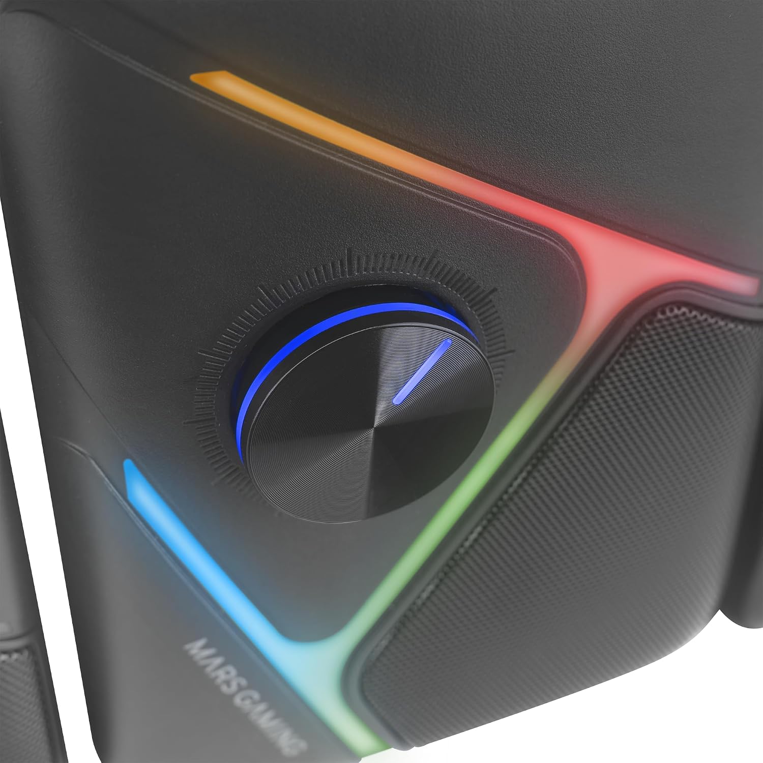Mars Gaming MS-H21, RGB 2.1 Gaming Speakers and 35W Subwoofer, 3D Surround Inverted Drivers System, Compact Speakers with RGB Dynamic Lighting, USB Power and 3.5 mm Jack Connector, Black - Imagen 6