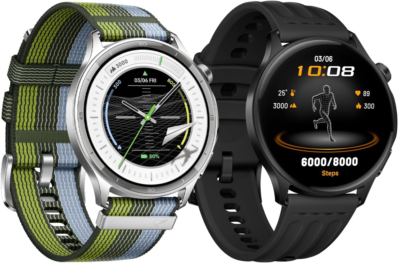 OPPO Watch S Smartwatch – AMOLED 1.5 Inch Screen, Up to 10 Days Battery, ECG, SpO2, Over 100 Sports Modes, IP68 Resistance, Compatible with Android and iOS - Silver - Imagen 2