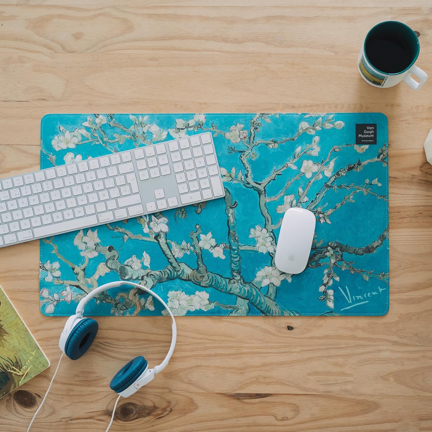 Grupo Erik Van Gogh XXL Desk Mat - Leather Desk Protector - Imagen 4