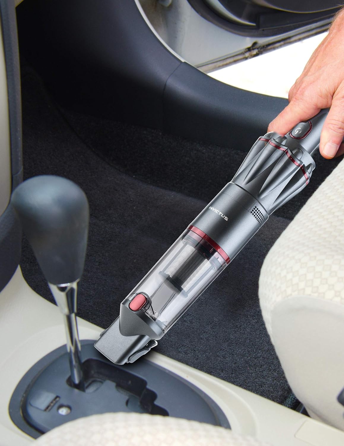 Genius A28178 – Handheld Vacuum Cleaner (PP, Stainless Steel, Anthracite) - Imagen 3