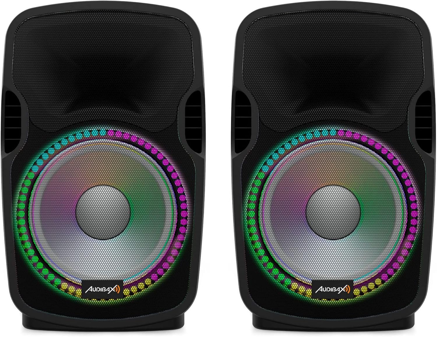 Audibax Party 212 Led Set 2 Speakers 12 - Imagen 2