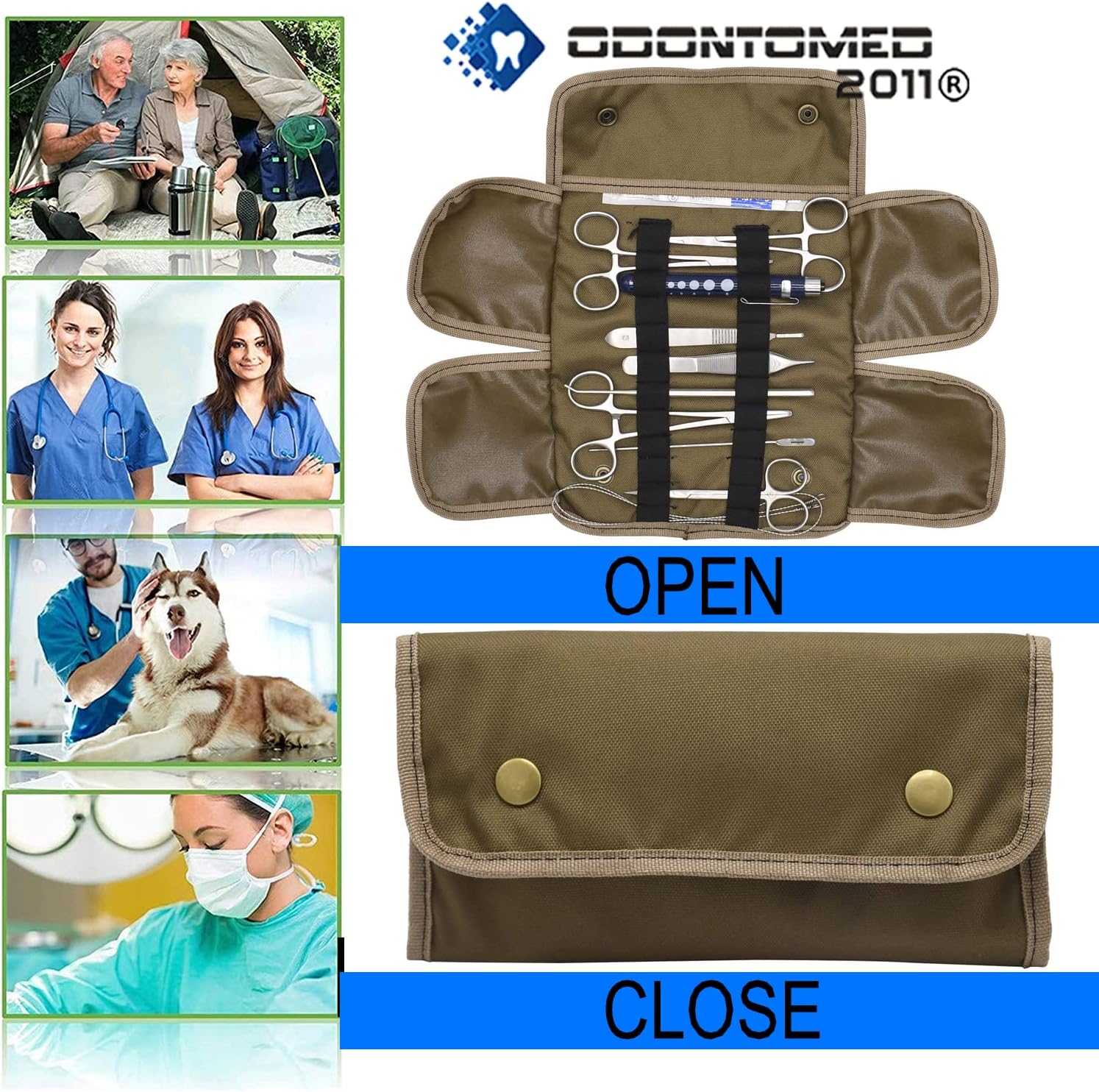 USA Military Style Emergency / Survival Kit CONTOL Bleeding Kit Military Style First Aid Kit Molle Pouch MLT-04 - Imagen 3