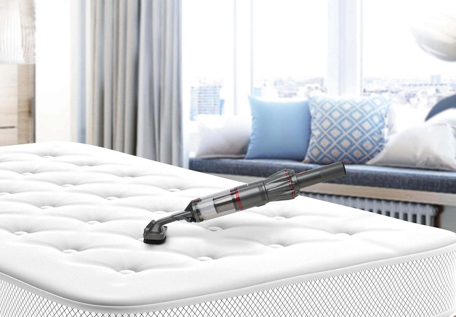 Genius A28178 – Handheld Vacuum Cleaner (PP, Stainless Steel, Anthracite) - Imagen 7