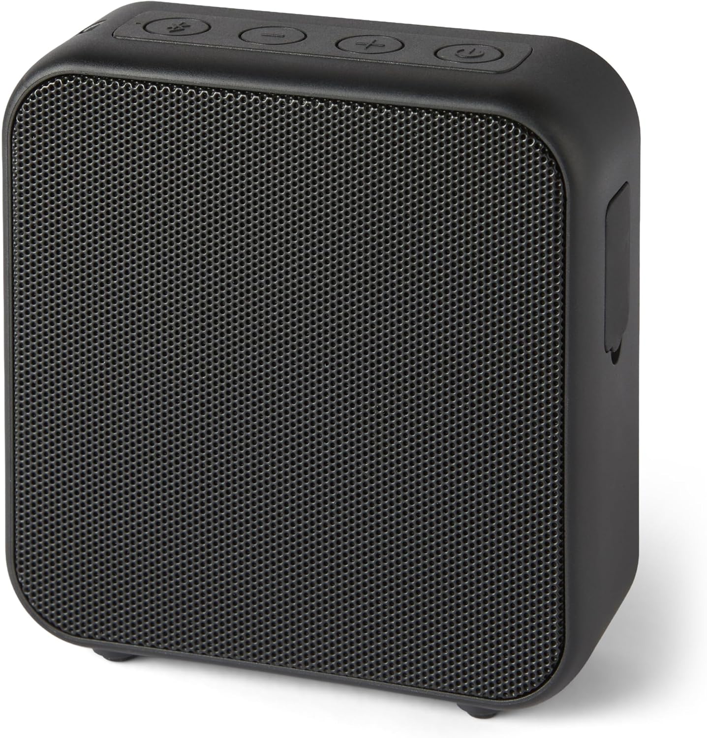 Amazon Basics, Portable Wireless Bluetooth 5.3 Speaker, Compact, 6 Hours Runtime, IPX5 Waterproof, Rechargeable, Enhanced Bass, for Indoor and Outdoor, Black
