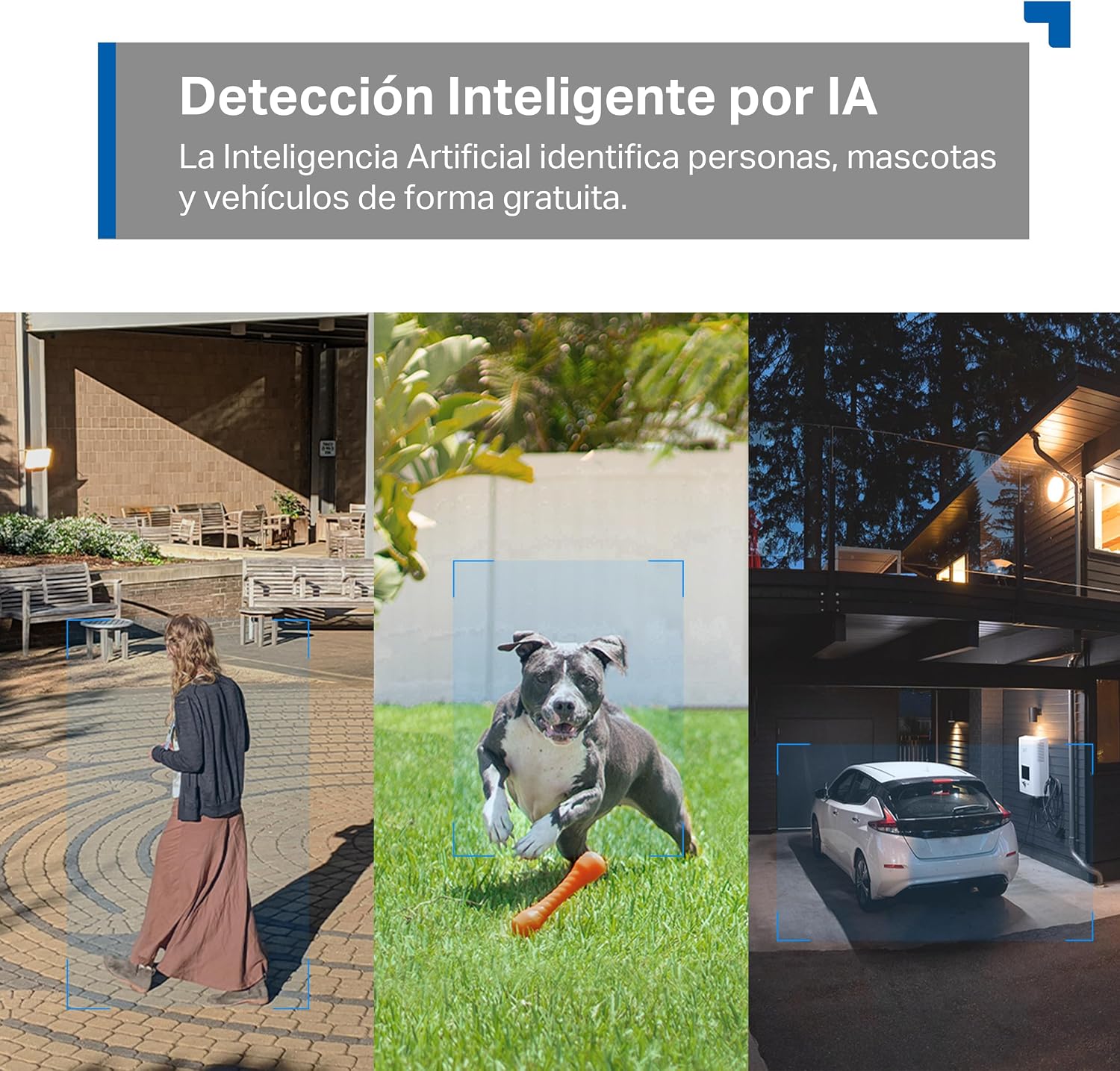 Tapo C520WS – Outdoor WiFi Surveillance Camera 360º, 2K QHD, AI Detection | Motion Detection, People, Pets, Vehicles and more. Color Night Vision. Light and sound alarm. Supports MicroSD. - Imagen 5