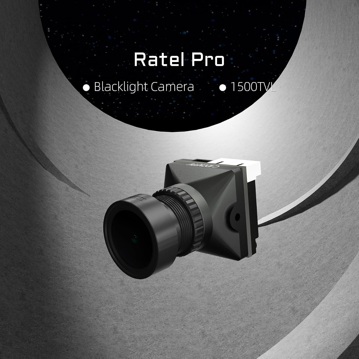 CADDXFPV Walksnail Ratel Pro Micro FPV Camera, 1/1.8" Sensor, 1500TVL WDR, NTSC/PAL and 16:9/4:3 Switchable, OSD Menu, 2.8mm Lens, 125° FOV, Low Light Analog Camera for Drones - Imagen 6