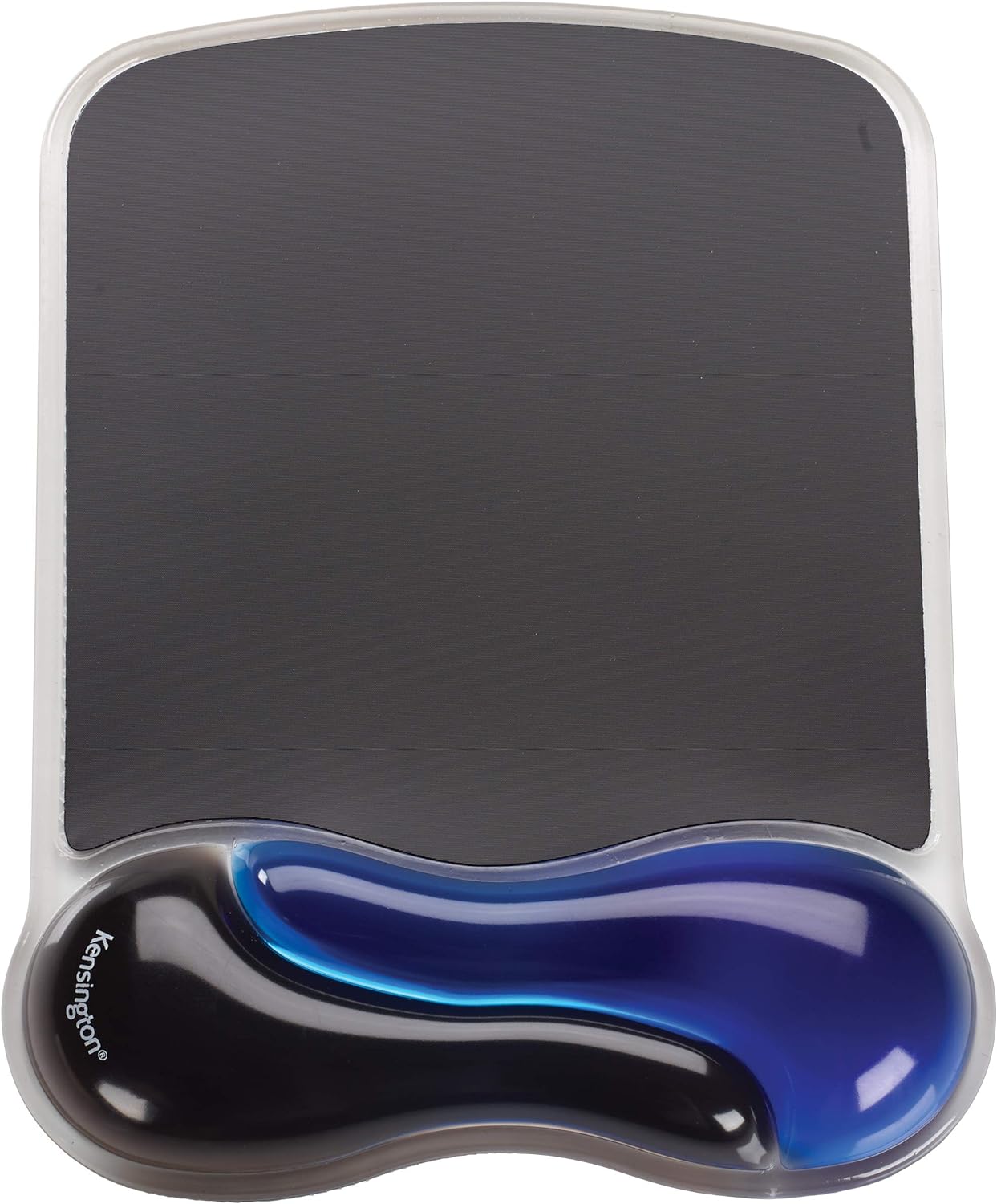 KENSINGTON 62401 Duo Gel Mouse Pad with Wrist Rest Black/Blue