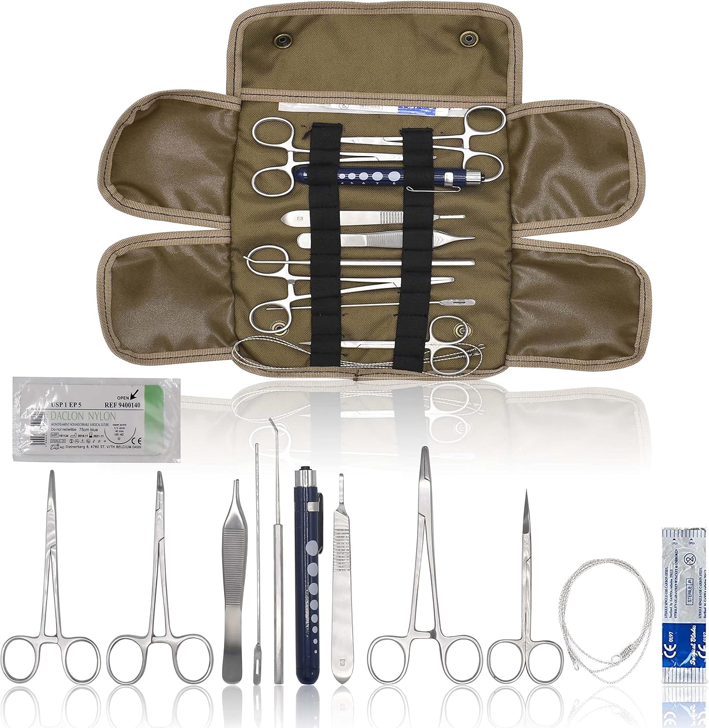 USA Military Style Emergency / Survival Kit CONTOL Bleeding Kit Military Style First Aid Kit Molle Pouch MLT-04