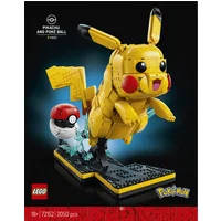 Lego® 72152 Pokémon Pikachu Y Poké Ball - Modelo 3D De Figura Articulada
