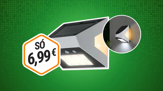 Iluminación de pared LED solar LIVARNO por sólo 6,99 euros