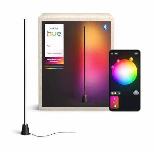 Philips Hue Play Lámpara de Pie LED Inteligente 925 lm 122 cm Negro