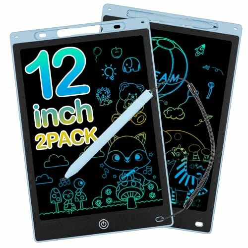 Carehabi SXB12 Pizarra de Escritura LCD 12 pulgadas Azul 2 unidades