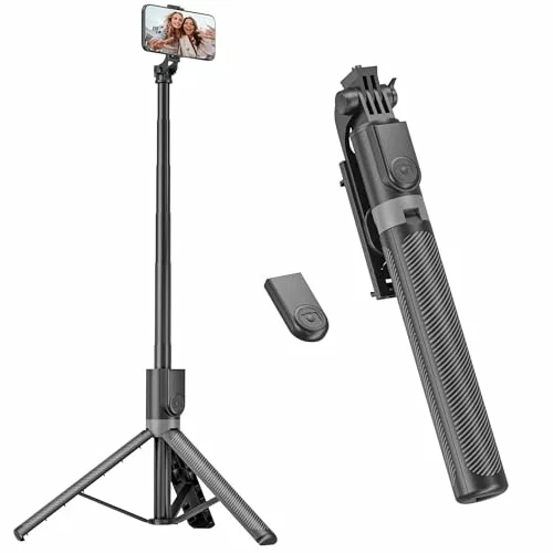 RISEOFLE Trípode para Móvil y Palo Selfie 180 cm