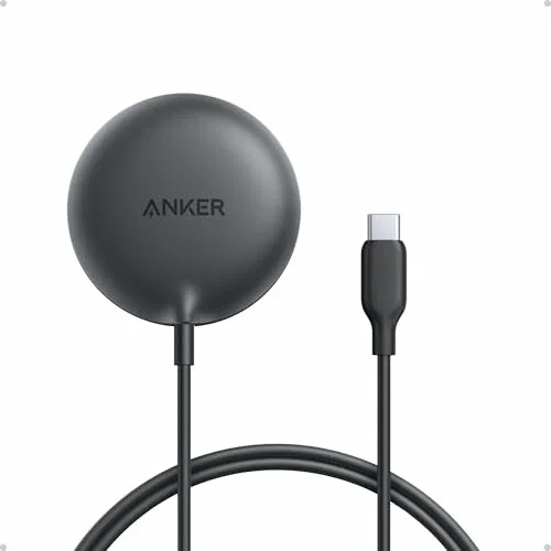 Cargador Inalámbrico Magnético Anker Zolo para iPhone 15W Qi2