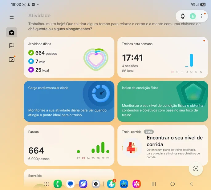 Aplicación de salud Samsung