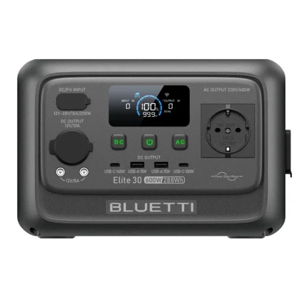 Central Eléctrica Portátil BLUETTI Elite 30 V2 600 W