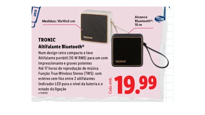 columna de sonido por 19,99 euros