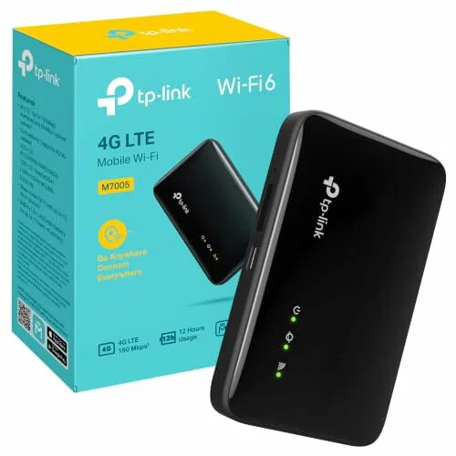 TP-Link M7005, router Wi-Fi portátil 4G LTE con SIM, AX287, 2400 mAh