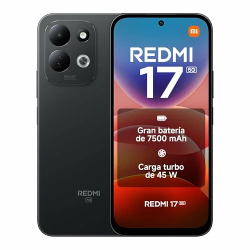 Xiaomi Redmi 17 5G 4GB + 256GB, Negro
