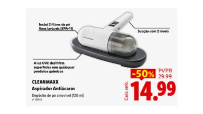 Aspirador antiácaros